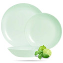 Serwis obiadowy 18 elementów dla 6 osób miętowy Paradise Green Diwali Luminarc V6215
