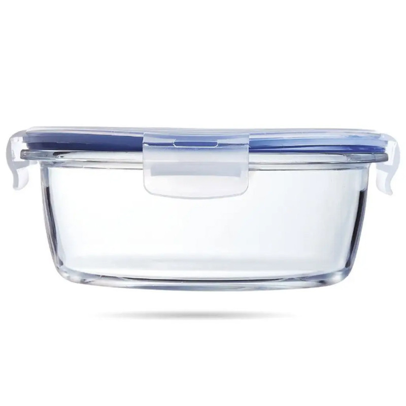 Zestaw 3 pojemników szklanych lunchbox Pure Box Active Luminarc 380/760/1220 ml żaroodporne kwadratowe