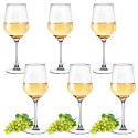 Kieliszki do wina 510 ml bezbarwne grube szkło Olbia MG Home
