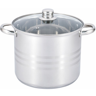 Garnek stalowy duży 15.5 L...