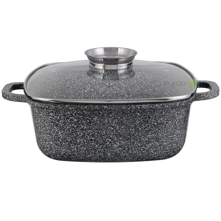 Garnki marmurowe Hoffner HF 7767 Zestaw 3 granitowe garnki indukcyjne Garnki marmurowe Hoffner HF 7767 Zestaw 3 granitowe garnki indukcyjne