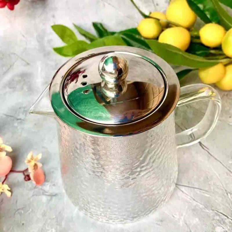 Zaparzacz 950 ml do herbaty ziół kawy z wkładem stalowym MG Home Arte