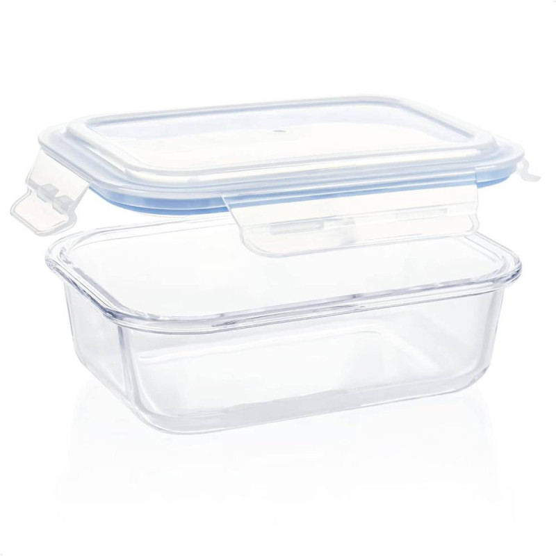 Zestaw 3 pojemników szklanych lunchbox MG Home Cucina 1500/1000/400 ml żaroodporne