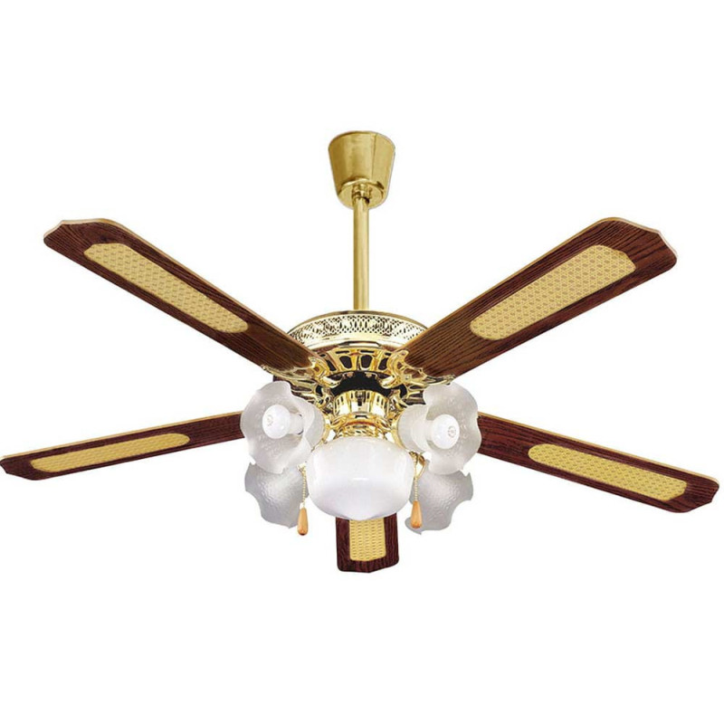 Wentylator wiatrak sufitowy żyrandol lampa Zilner ZL 182