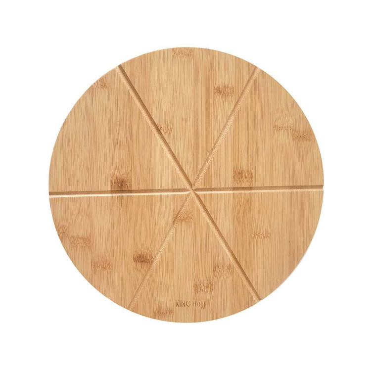 Deska bambusowa do pizzy Kinghoff KH 1565 drewniana mocna 35 cm Deska bambusowa do pizzy Kinghoff KH 1565 drewniana mocna 35 cm