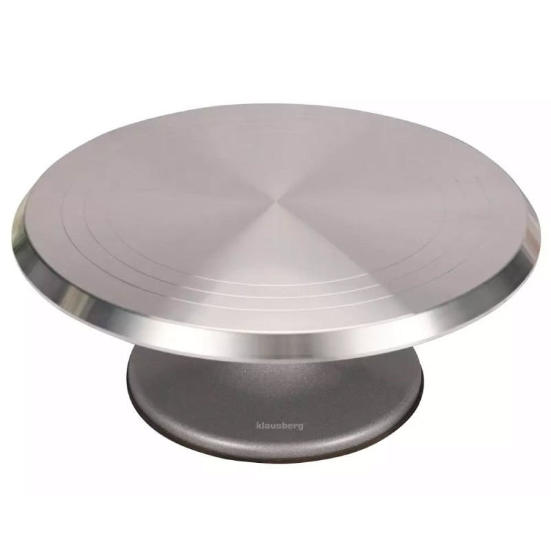 Patera stalowa do ciasta stojak obrotowy do tortów Klausberg KB 7710