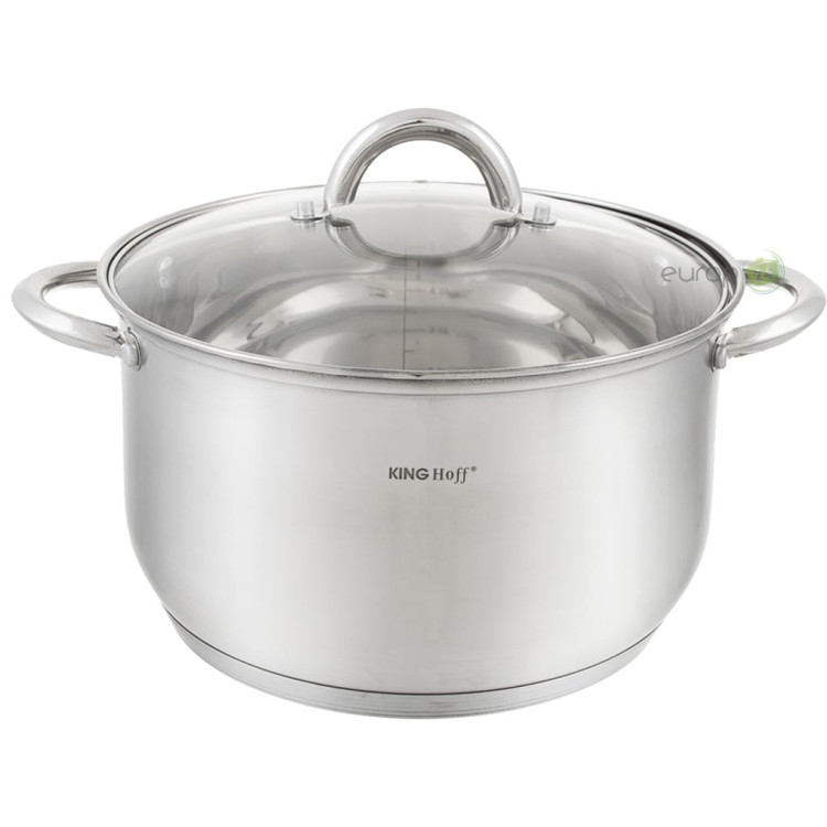 Garnki stalowe KingHoff KH 4450 zestaw indukcja Garnki stalowe KingHoff KH 4450 zestaw indukcja