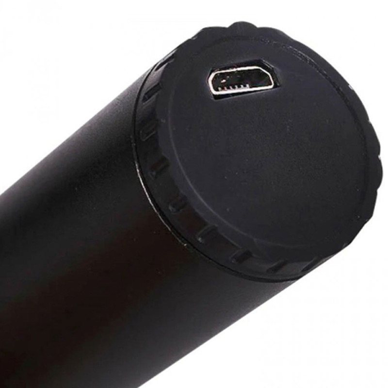Latarka taktyczna LED ładowanie USB latarka w pudełku A 3611 COB ZOOM T6
