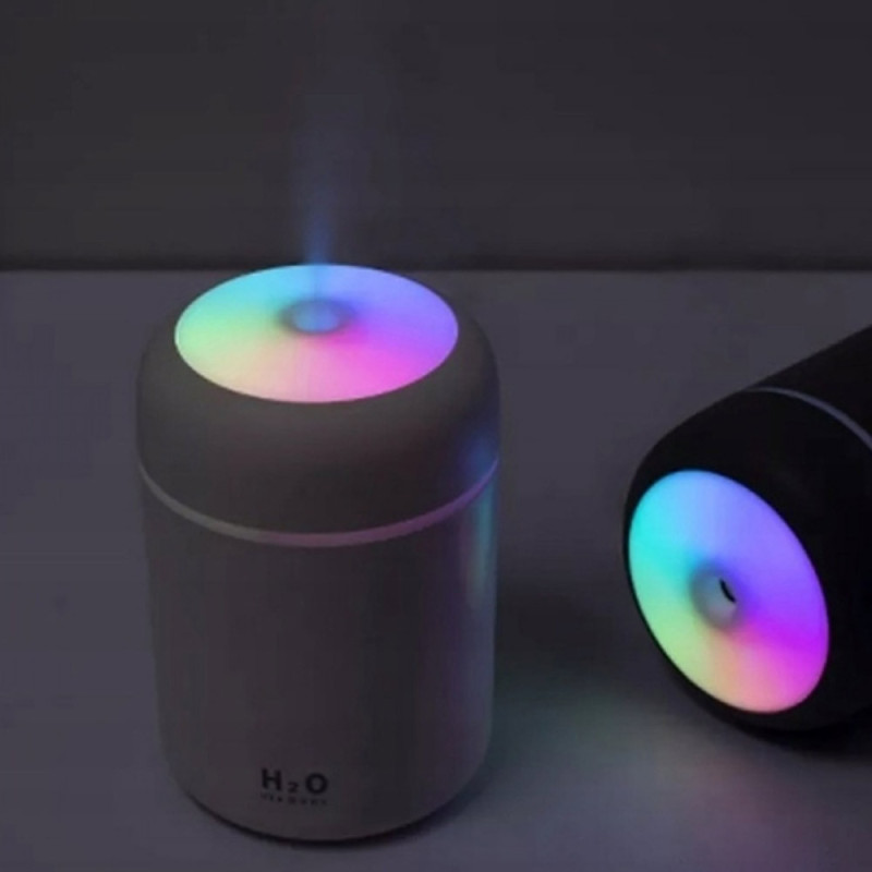 Nawilżacz powietrza ultradźwiękowy dyfuzor aromaterapia lampka nocna LED zasilanie USB