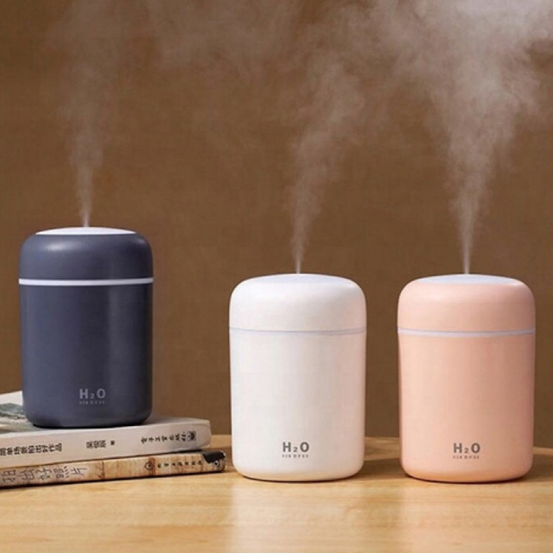 Nawilżacz powietrza ultradźwiękowy dyfuzor aromaterapia lampka nocna LED zasilanie USB