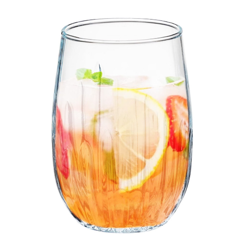 Szklanki do napojów soków Galicja Leyla zestaw 6 szklanek 370 ml