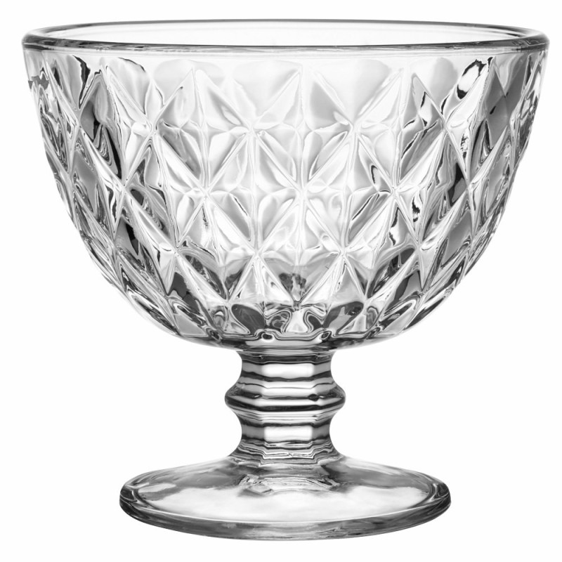 Pucharki do lodów MG Home Krista  250 ml szklane zestaw 4 sztuki