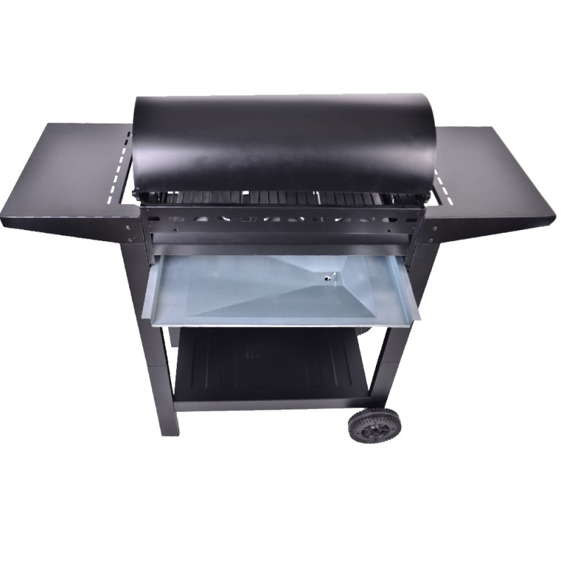Grill gazowy ogrodowy 3-palnikowy 7.05 kW mocny MG Home stalowy ruszt