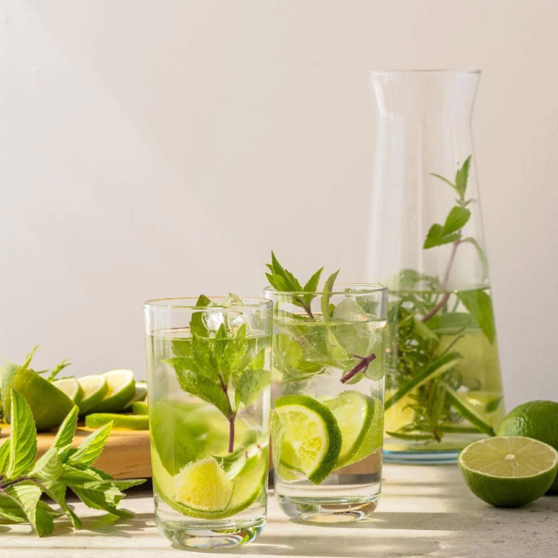 Karafka szklana 1100 ml do wody soków napojów lemoniady Friga Florina