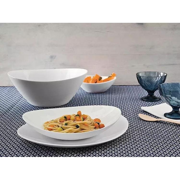 Półmisek duży talerz 32 cm Bormioli Prometeo biały Półmisek duży talerz 32 cm Bormioli Prometeo biały