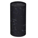 Stojak na noże czarny marmur  11.2x22 cm blok okrągły Krisberg KR 5110