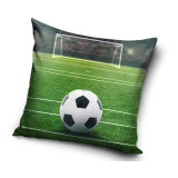 Poszewka dwustronna velvetowa dla dzieci 40x40 cm na jaśka Piłka nożna realistyczny wzór PNL 215074