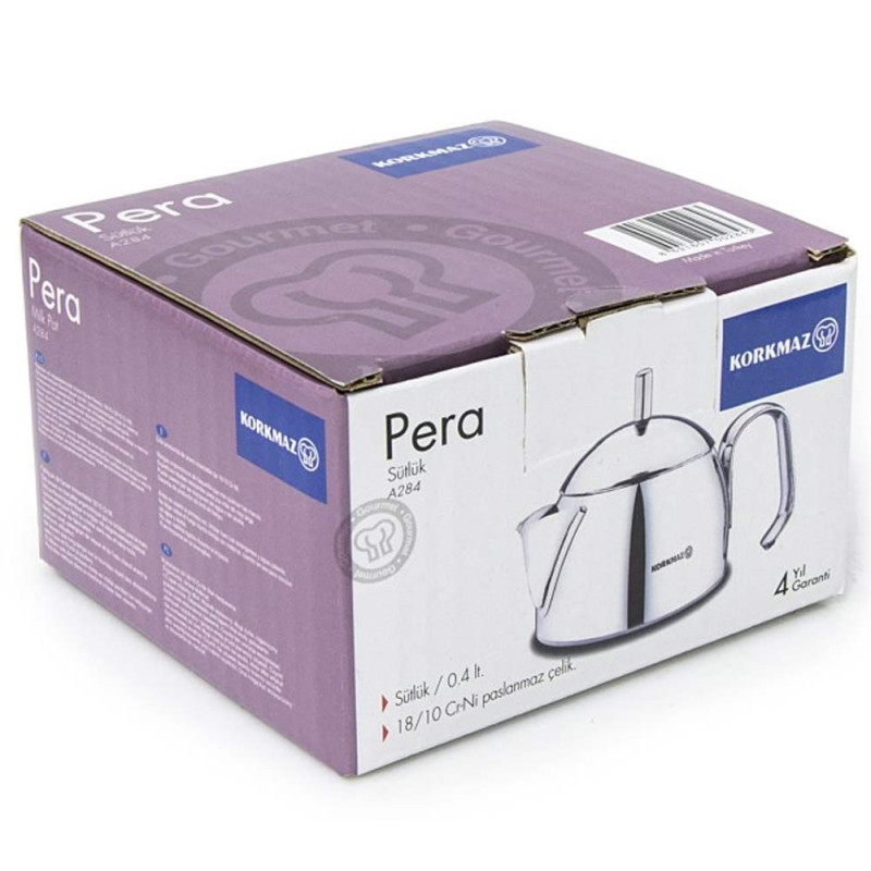 Mlecznik stalowy 400 ml dzbanuszek na mleko śmietankę Pera Korkmaz