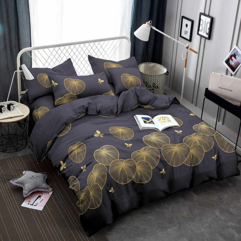 Pościel 160x200 bawełna satynowa Cotton World gruba 3 części 2424