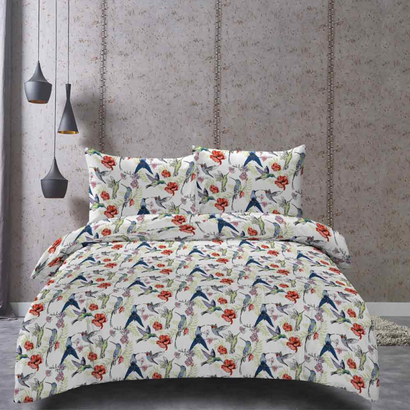 Pościel 160x200 bawełna satynowa Cotton World gruba 3 części 2711
