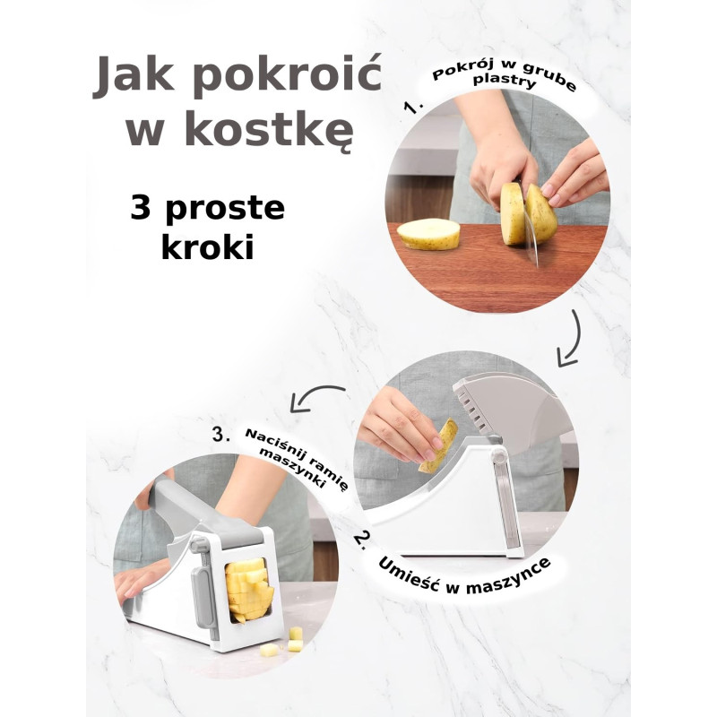 Maszynka do frytek ziemniaków warzyw MG Home krajalnica
