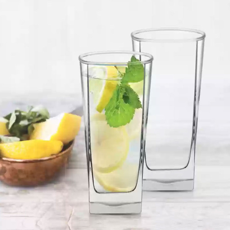 Szklanki do whisky napojów drinków wysokie 350 ml zestaw 6 szklanek Florina Sofia