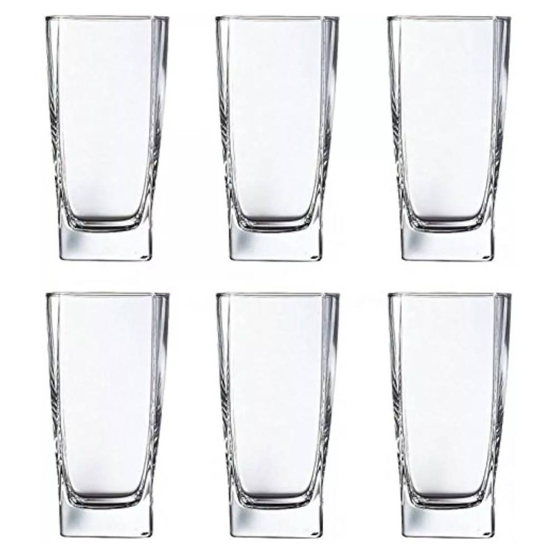 Szklanki do whisky napojów drinków wysokie 350 ml zestaw 6 szklanek Florina Sofia