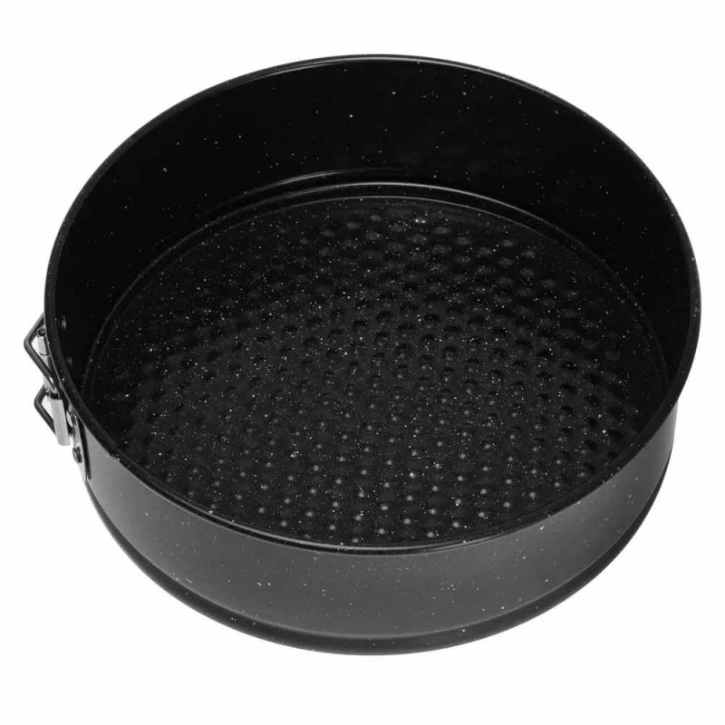 Tortownica marmurkowa czarna 22 cm blacha do pieczenia ciasta forma Kinghoff KH 1544