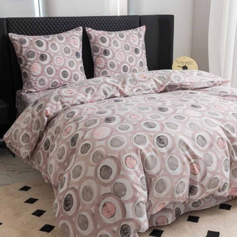 Pościel 200x220 bawełna satynowa dwustronna  Cotton World gruba 3 części AML 2786