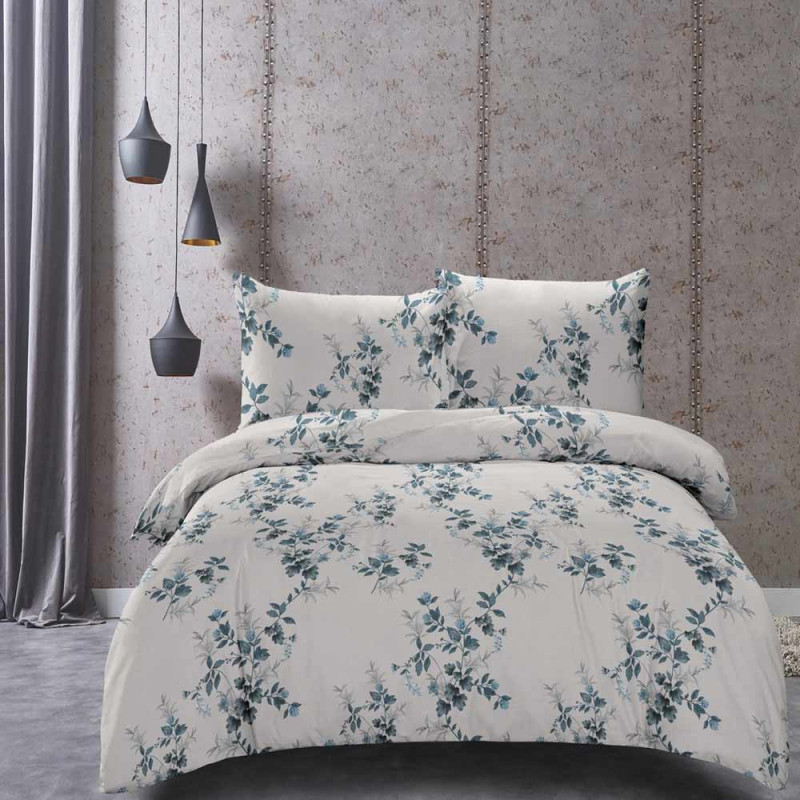 Pościel 140X200 bawełna satynowa dwustronna  Cotton World gruba 2 części AML 2547
