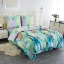 Pościel 160X200 bawełna satynowa dwustronna  Cotton World gruba 3 części AML 2837