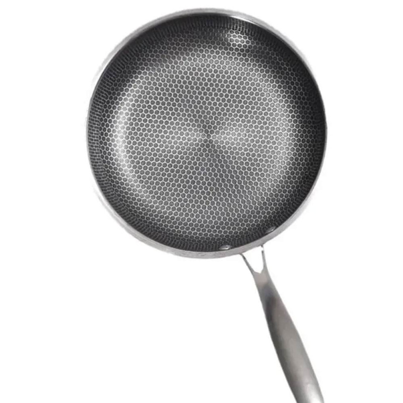 Patelnia stalowa 26 cm powłoka "plaster miodu"  indukcja gaz Masterpan MP 2334