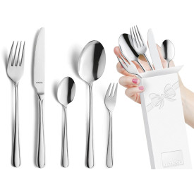Sztućce restauracyjne Amefa Astoria 1249 30 elem na przyjęcia weselne