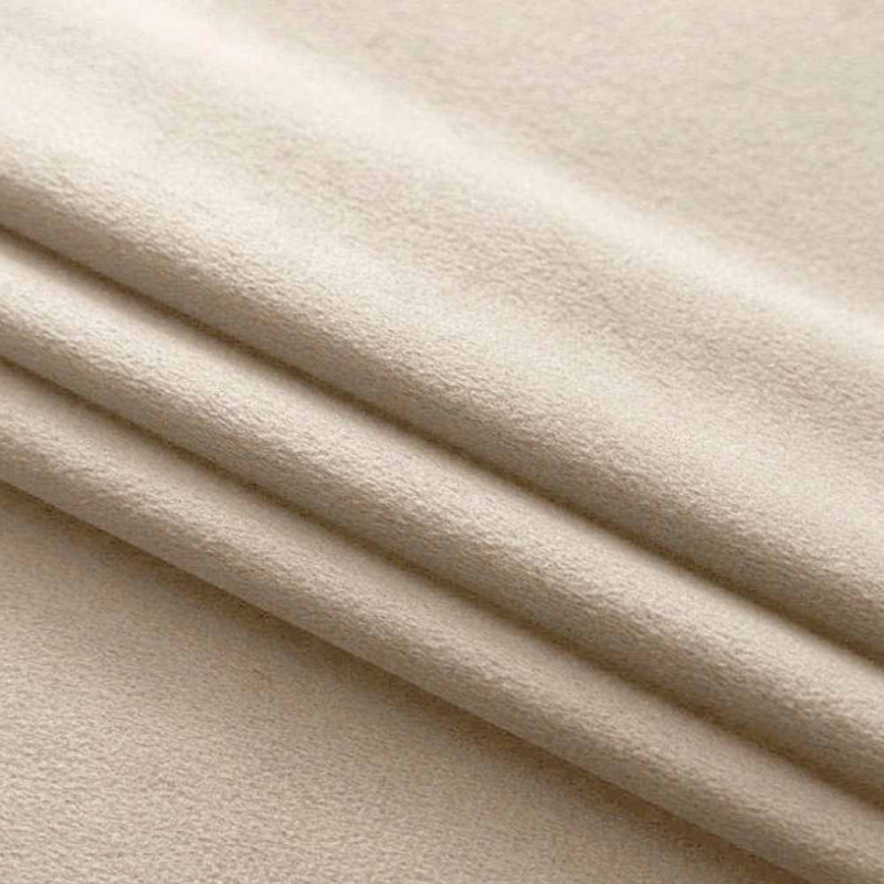 Zasłony zaciemniające na przelotkach Cotton World Velvet welur 140x250 cm latte