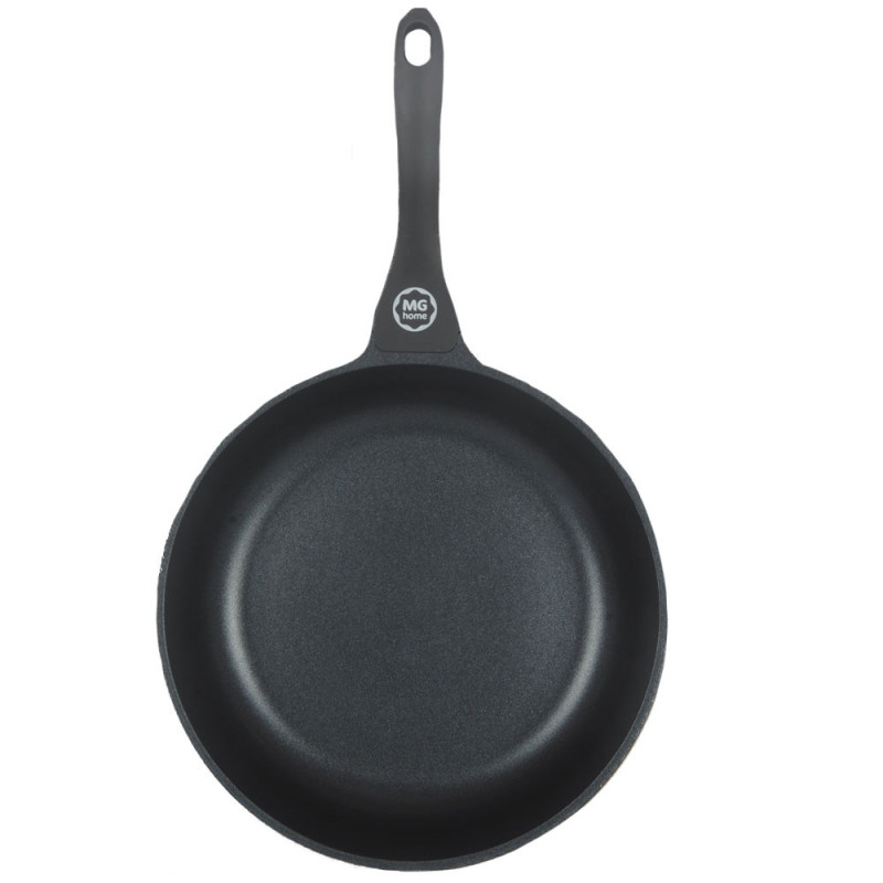 Zestaw 2 patelnie 24/28 cm aluminiowe BLACK MG Home na indukcję gaz