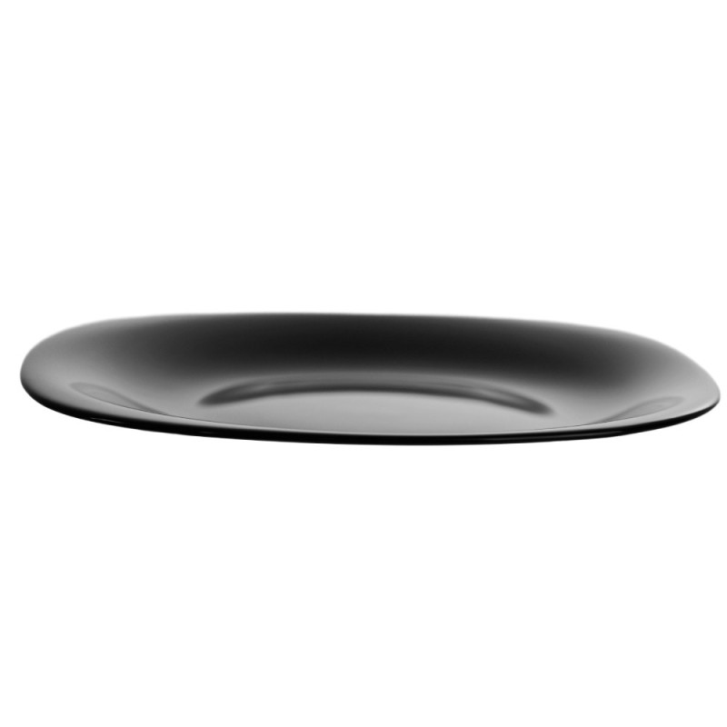 Serwis obiadowy 18 elementów dla 6 osób MG Home Pavia Black  zestaw talerzy czarne talerze