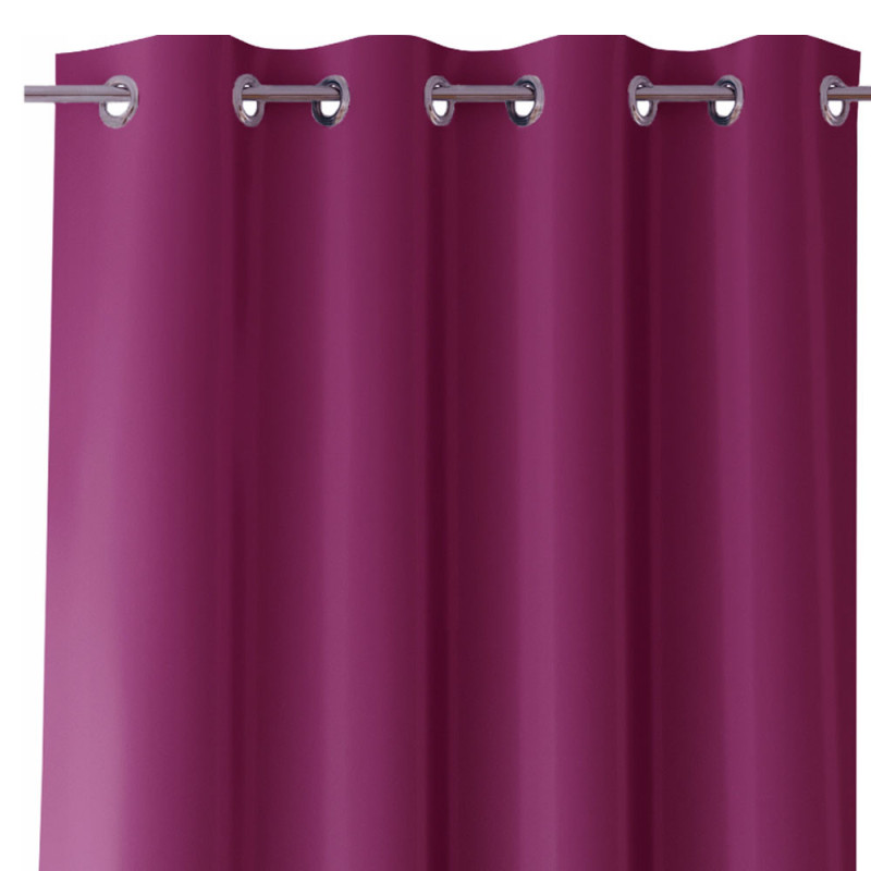 Zasłona zaciemniająca na przelotkach grube 140x250 cm bordo