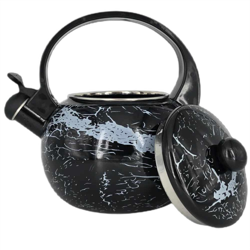 Czajnik tradycyjny emaliowany 2,2 L stalowy czary  Masterpan MP 2504