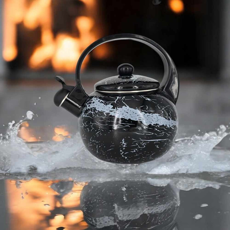 Czajnik tradycyjny emaliowany 2,2 L stalowy czary  Masterpan MP 2504