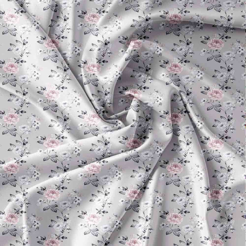 Pościel 140X200 bawełna satynowa dwustronna Cotton World gruba 2 części AML 2549