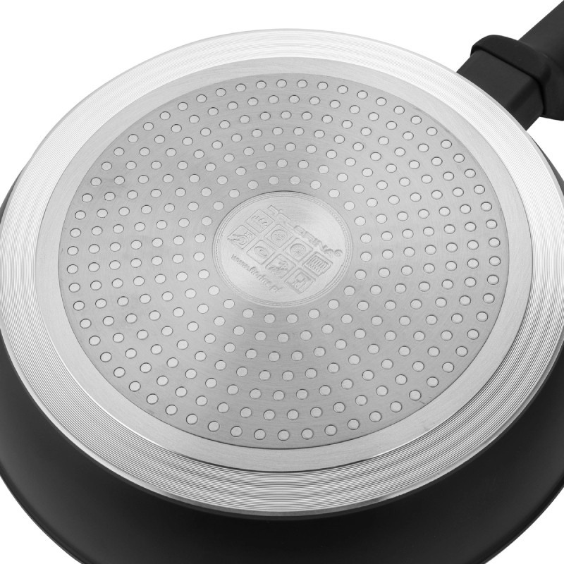 Zestaw 3 patelnie z czujnikiem temperatury 20/24/28 cm Florina Thermo Sensor na indukcję