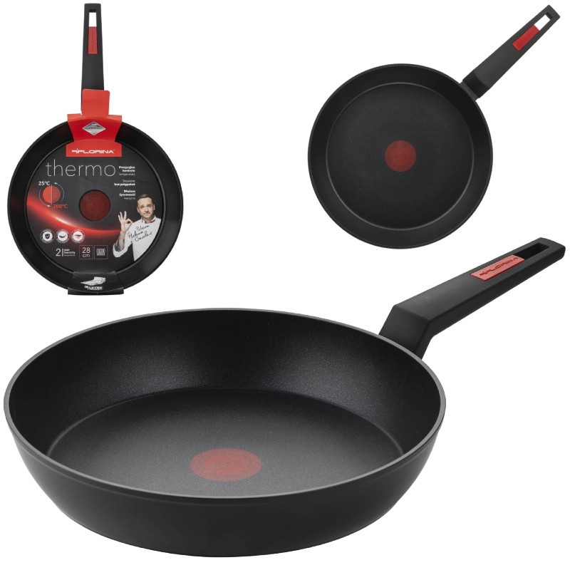 Patelnia z czujnikiem temperatury 28 cm Florina Thermo Sensor na indukcję