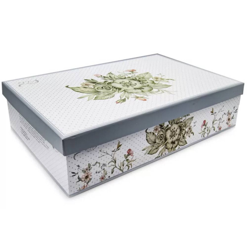 Serwis kawowy dla 6 osób Bella Fiore porcelana zestaw filiżanek ze spodkami 6+6 Tragar 40564