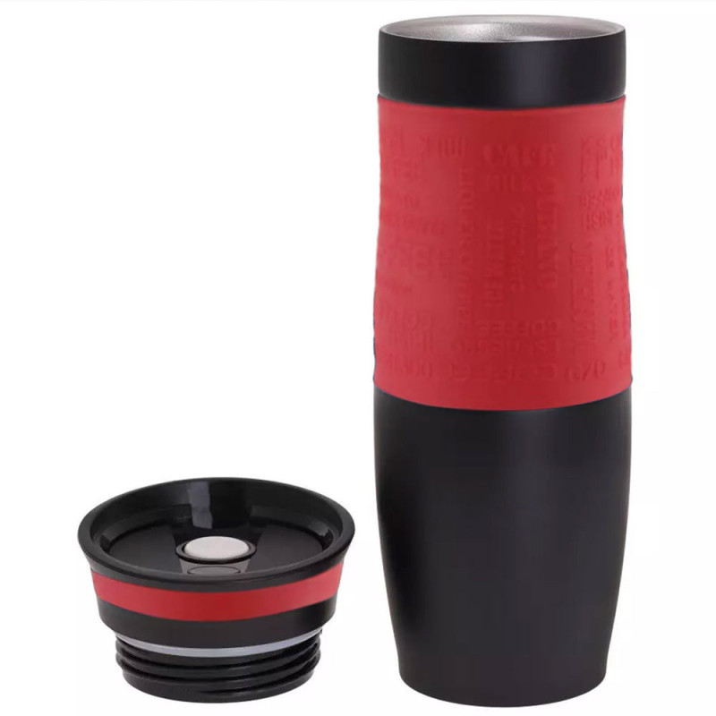 Kubek termiczny 500 ml termos stalowy brązowy Kinghoff KH 4177