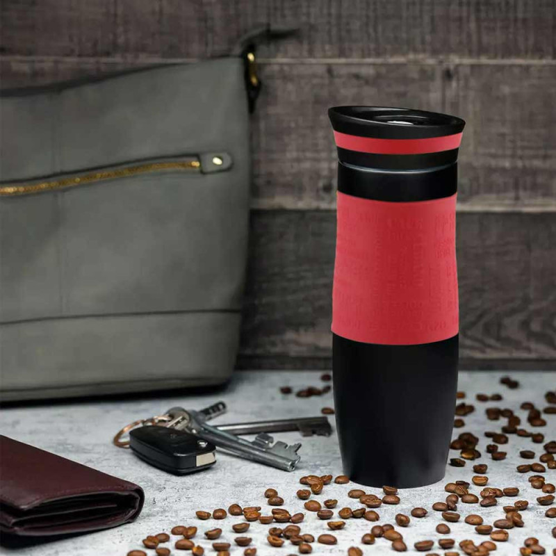 Kubek termiczny 500 ml termos stalowy brązowy Kinghoff KH 4177