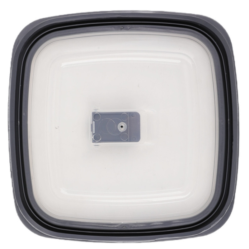 Pojemniki kwadratowe lunchbox MG Home Misto zestaw 5 sztuk hermetyczne  2700/1800/1150/650/340 ml szare