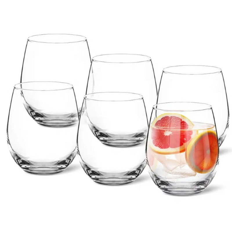 Szklanki do napojów drinków 390 ml zestaw 6 sztuk Altom Diamond
