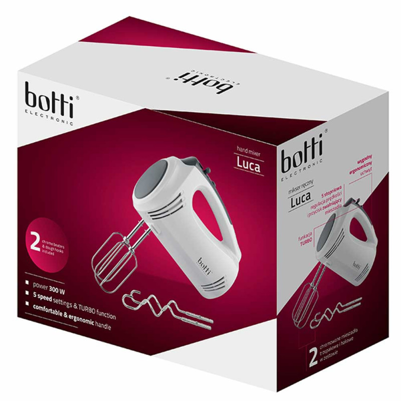 Mikser ręczny Botti Electronic Luca 300 W
