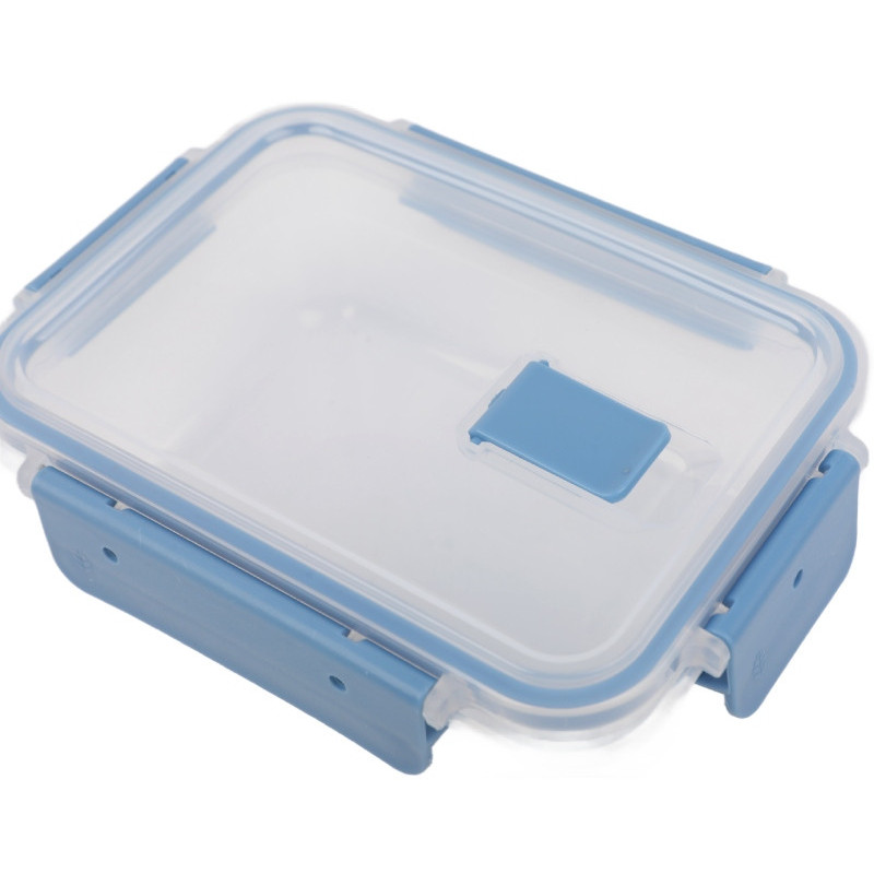 Pojemniki prostokątne lunchbox MG Home Misto zestaw 3 sztuki hermetyczne 1350/600/250 ml turkusowe