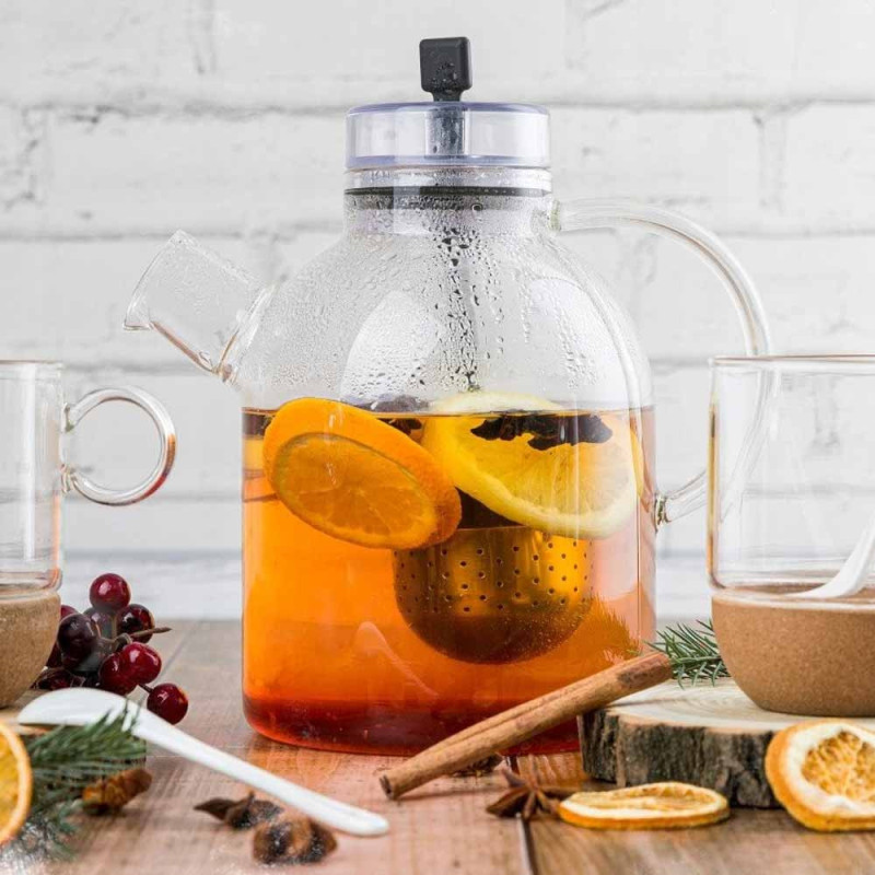 Dzbanek z zaparzaczem 1500 ml szklany imbryk Florina Baronessa